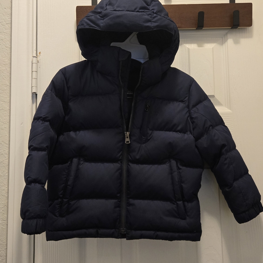 Polo by Ralph Lauren Dark Blue Kids Puffer Jacket. Washed, Great Condition - Picture 1 of 4